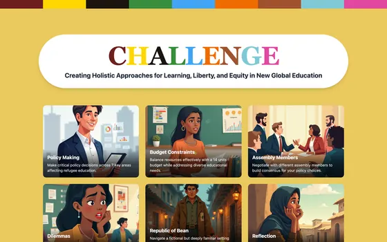 The Challenge — Interactive refugee policy simulation