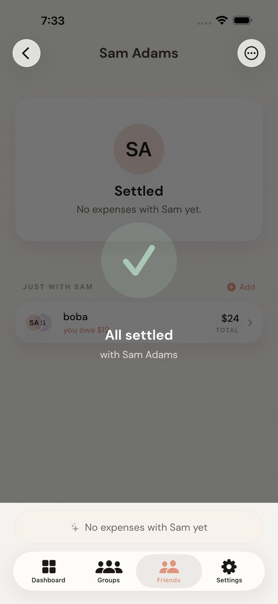 Round — settle